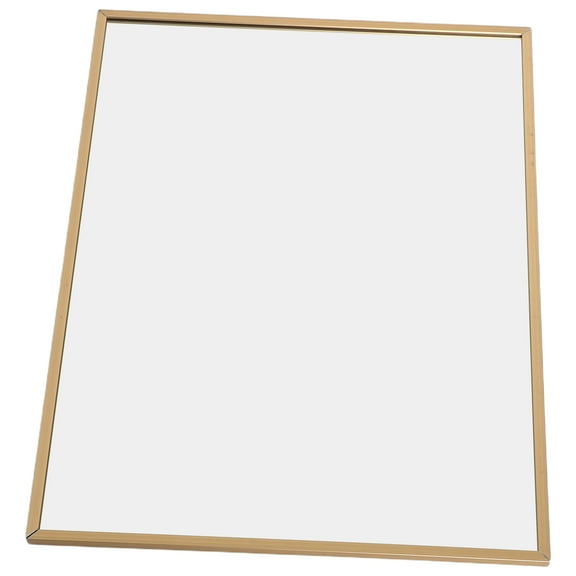 FOLOYORI Salon Mirror Golden Glass 1Pack For Makeup And Hair Styling Home Users