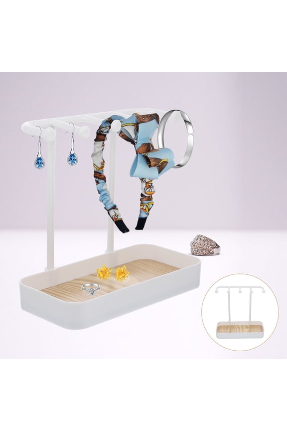 Multi-purpose Tabletop Jewelry Display Stand Stable Earring Hanger Holder Elegant Bracelet Stand