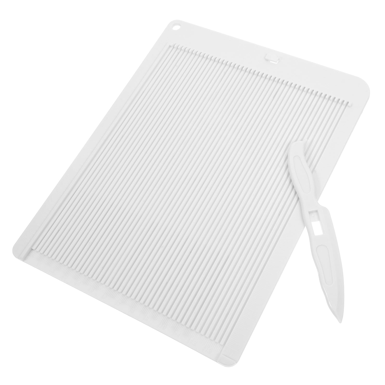 OUNONA  Multi-use Paper Folding Tool DIY Craft Board Crafts Scoring for Card Making Score White