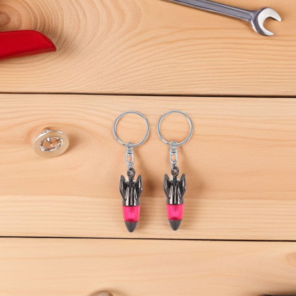 OUNONA 2pcs Multicolor Anti-Static Keychain for Home Use - Effectively Eliminates Car Door Static and Reduces Human Discomfort