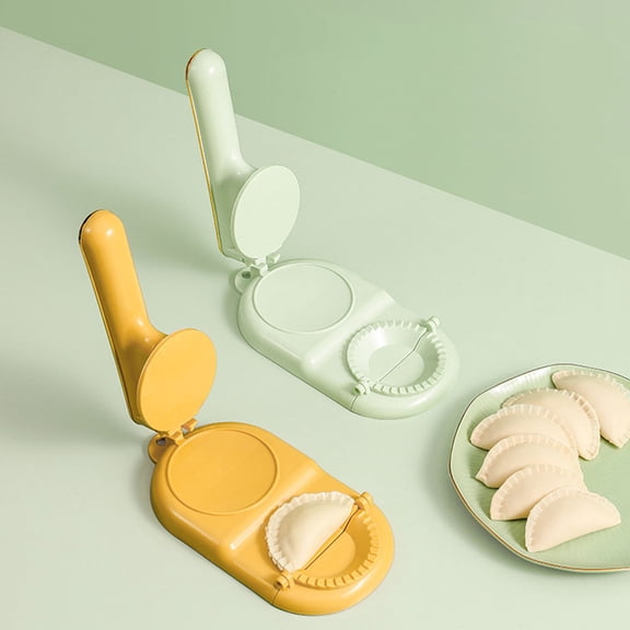 OUNONA Dumpling Wrapper Press 2-in-1 Green PP Tool for Home Easy Use