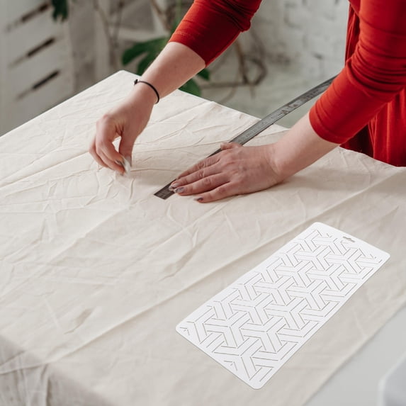 OUNONA Multifunctional Quilting and Sewing Tailoring Template in White - 1 Piece for Pattern Making and Crafting Projects
