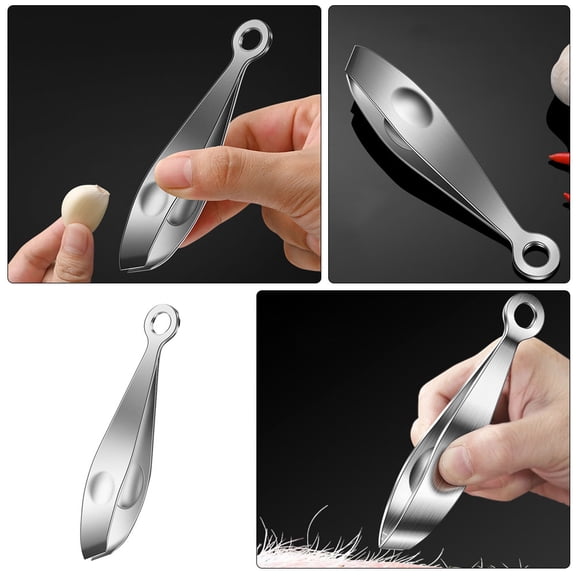 OUNONA Multifunctional Stainless Steel Kitchen Tweezers for Fish Bone Removal and Goose Plume Extraction