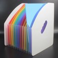 thumbnail image 1 of OUNONA Multilayer File Folder for Storage Made from Plastic with Creative Organ Shape Design Multi Color 13 layer, 1 of 8