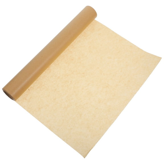 OUNONA Brown Parchment Paper Roll for Baking Nonstick Disposable Sheets for Oven and Air Fryer