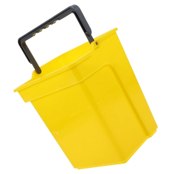 OUNONA Yellow Plastic Multipurpose Water Bucket for Household Cleaning - 1 Set