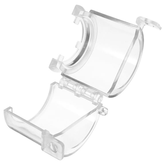 OUNONA Emergency Stop Button Lockout Transparent Plastic Switch Cover Protector for 1 Set Emergency Stop Button Push Guard Cover