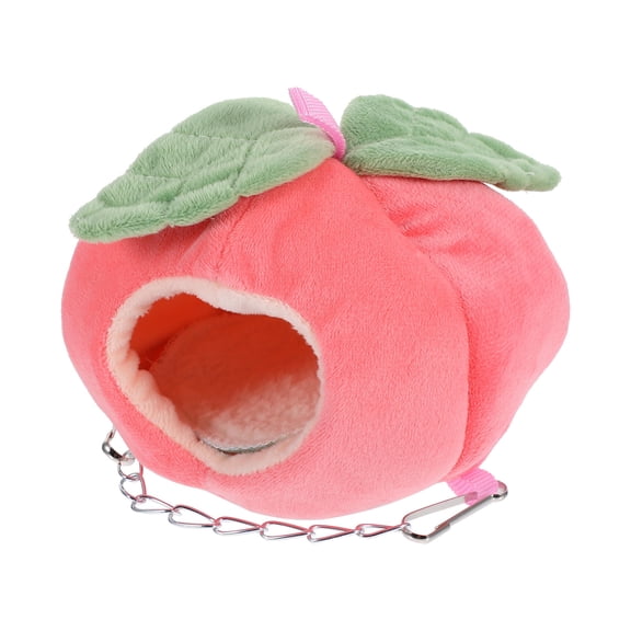 OUNONA Hamster Sleeping Nest Cotton Red 1Pack Pet Supply