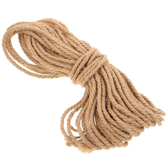 OUNONA Durable Beige Flax Twine for Crafts and Gardening Decorative Use