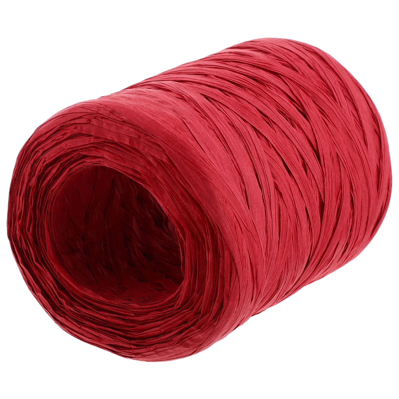 Wrapping Red Riboon FOLOYORI Red Wrapping Ribbon Raffia Paper Twine Ideal for Present ...