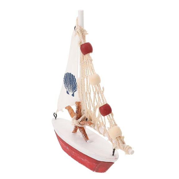 WEAVILUX Beach Home Decor Wood Table Centerpiece Homeowners Party Decoration 1Set