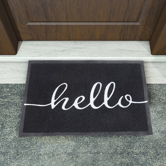 WEAVILUX inside door mats Doormat PVC Dirt-collecting Hotel Entrance Use 1 Set