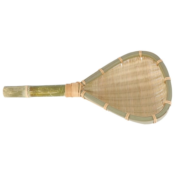 OUNONA Noodle Strainer Bamboo Colander Smooth Spoon Easy to Clean