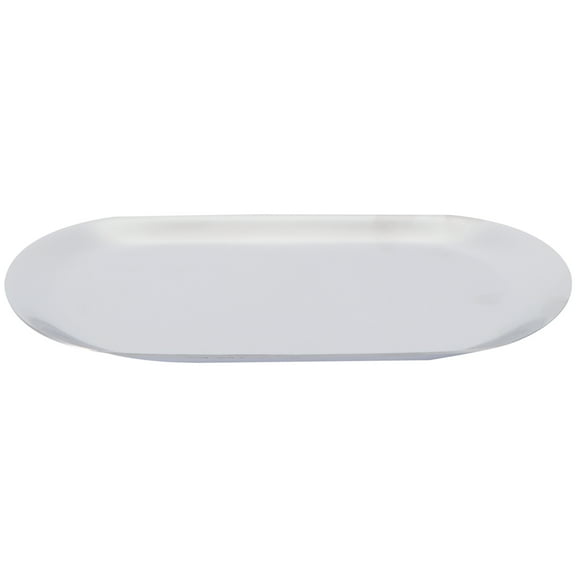 CATIEBYE Oval Jewelry Tray Stainless Steel Serving and Storage Organizer for 1 Set
