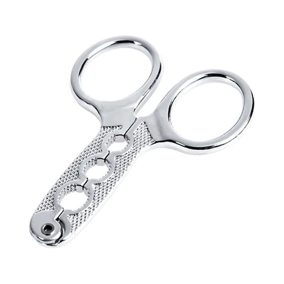 OUNONA Stainless Steel Pine Nut Shucker with Ergonomic Scissor Design for Easy Shelling
