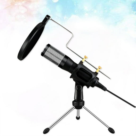 OUNONA Online Chatting Microphone Video Conference Microphone Black