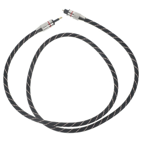 NUOLUX Fiber Optic Audio Cable 5.1 Channel Digital Optical Cord for TV Connectivity