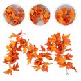 thumbnail image 1 of DRAFIDEEP Farmhouse Decorative Artificial Maple Leaf Vine Garland Orange 1Pcs 67X5.9X5.9In, 1 of 8