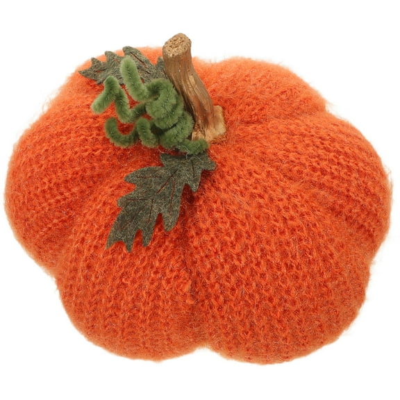 OUNONA Hand-Knitted Woolen Pumpkin Versatile for Living Rooms and Dining Areas
