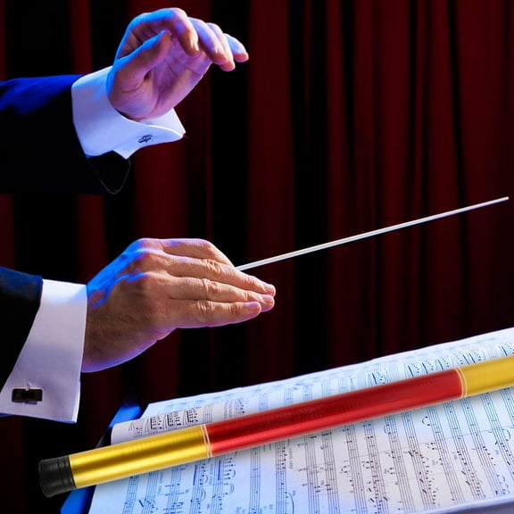 HOMOBABE Conductor Storage Tube Bamboo 1Set 16.3X0.9X0.9In