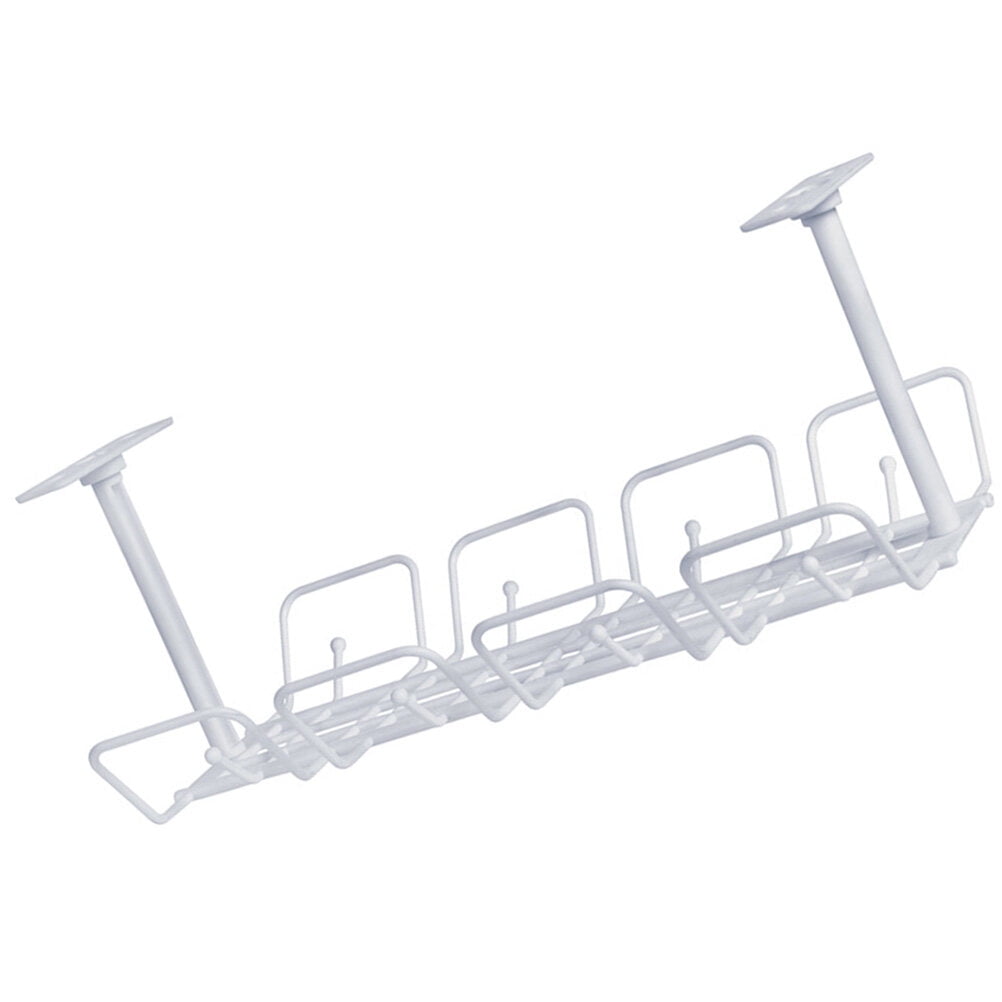 OUNONA Organiser under Table Wire Tray Cable Rack Office - Walmart.com