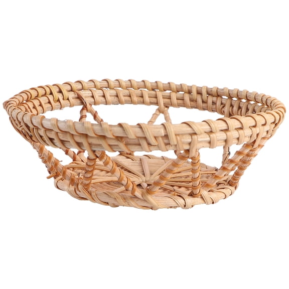 OUNONA  Organization Organize Rattan Storage Basket Container Woven