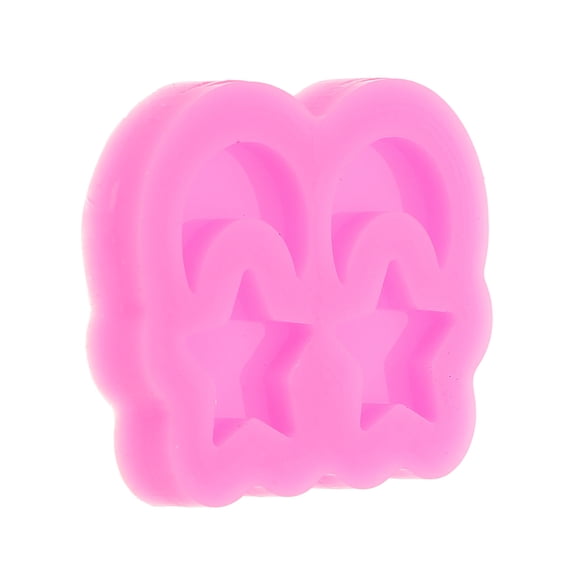 OUNONA Silicone Resin Mold for Jewelry Crafting Moon and Star Design