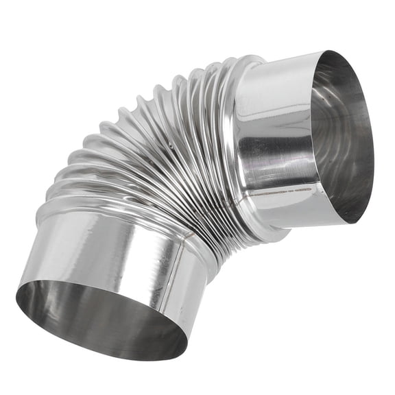 OUNONA Outdoor Camping Stove Pipe Exhaust Pipe Stainless Steel 1Pack