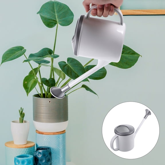 OUNONA Outdoor Gardening Long Mouth Watering Can Household Pot Spill-proof