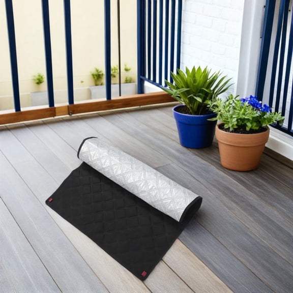 OUNONA Outdoor Refrigerator Cover Water Resistant Aluminum Foil Thermal Insulation