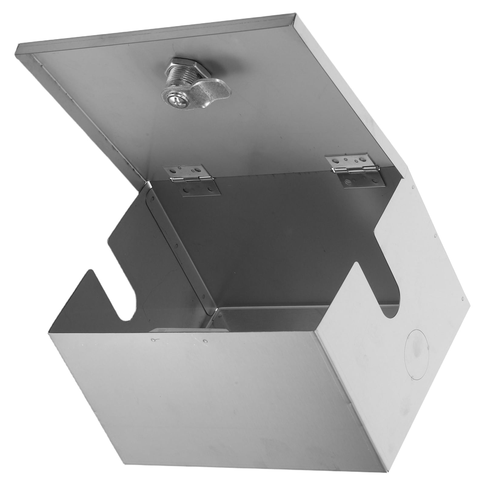 OUNONA Stainless Steel Outdoor Electrical Box Waterproof with Lockable Anti Theft Cover for Secure Protection