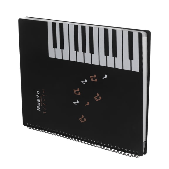 OUNONA PP Material Music Binder Folder with Adjustable Annotation for Piano Guitar Violin Players