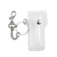 thumbnail image 1 of OUNONA PVC Pouch Keychain Transparent Sleeve Fashion Lipstick Holder Key Rings (Golden Keychain), 1 of 6