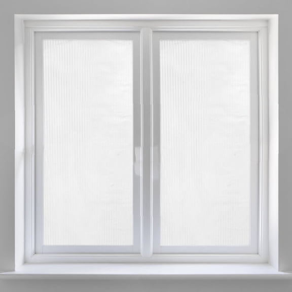 OUNONA White PVC Window Cling Film Peel and Stick for Glass Privacy, Indoor Decorative Window Covering, Easy to Apply