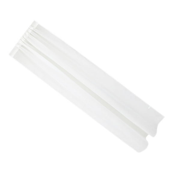 FOLOYORI White Curtains Sheer Curtain White Linen Blend 1Pack For Home