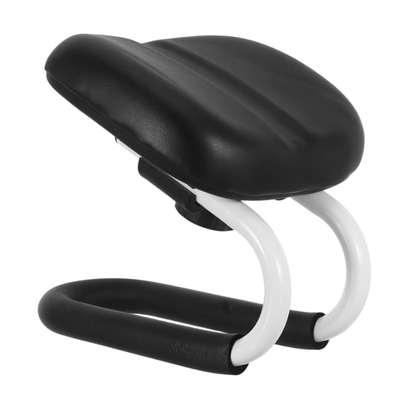 OUNONA Black Adjustable Meditation Bench for Home Yoga and Prayer with Padded Cushion and Non Slip Folding Design