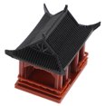thumbnail image 1 of OUNONA  Pagoda Garden Statue Japanese Temple Aquarium Decor Light Brown, 1 of 1