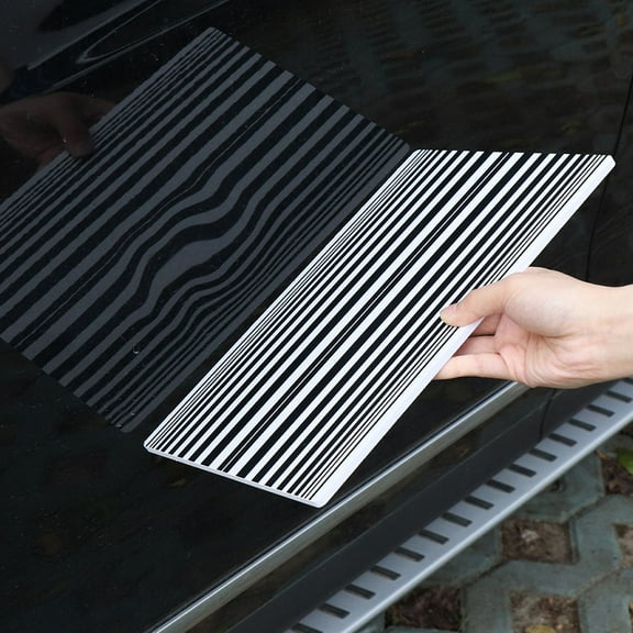 OUNONA Paintless Dent Repair Tools Line Board Reflector Board With Adjustment Holder Auto Body Dent Testing Tool Reflector Board Dent Scan