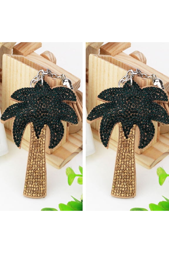 Palm Tree Keychain Keyring Fashion Accessory Multi-Use 1 Piece Phone Charm Decoration