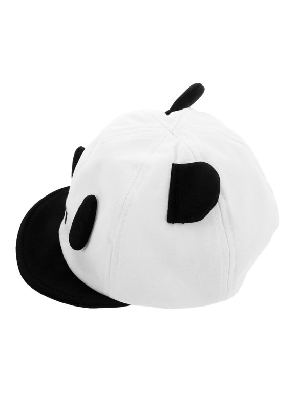 Panda Hat, Breathable Fabric Soft Brim Sun Cap, Cute Animal Design, Assorted Colors, Outdoor Wear