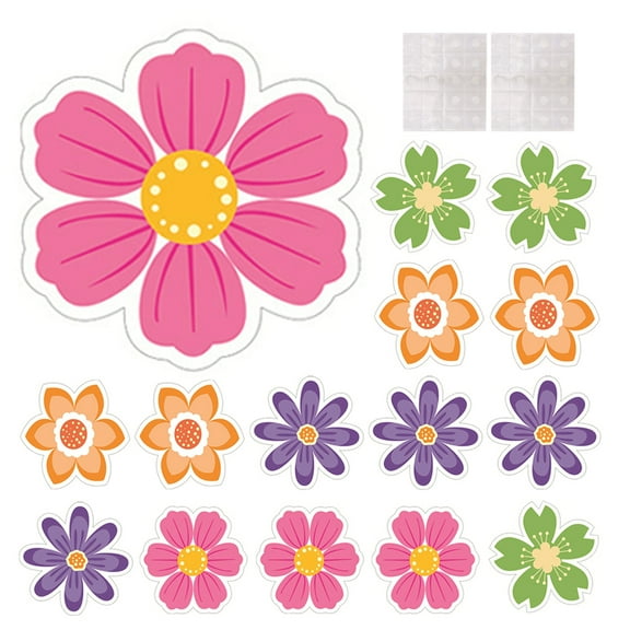 OUNONA Paper Cutouts Shapes Decorative DIY Cards Engagement Decoration Flowers