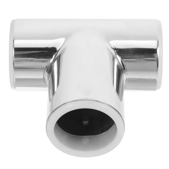 OUNONA Part Socket Pipe Tee Joint 6.40X6.40X3.20CM Silver