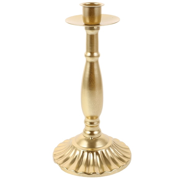 OUNONA  Party Candlestick Holders Sealing Decoration Home Black Mirror Tape Border Golden