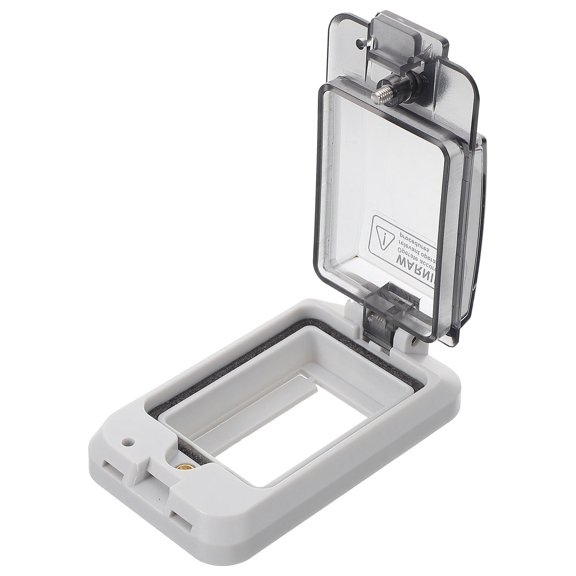 OUNONA Pc Material Grey Circuit Breaker Junction Box Cover with Easy Installation and Space Saving Design