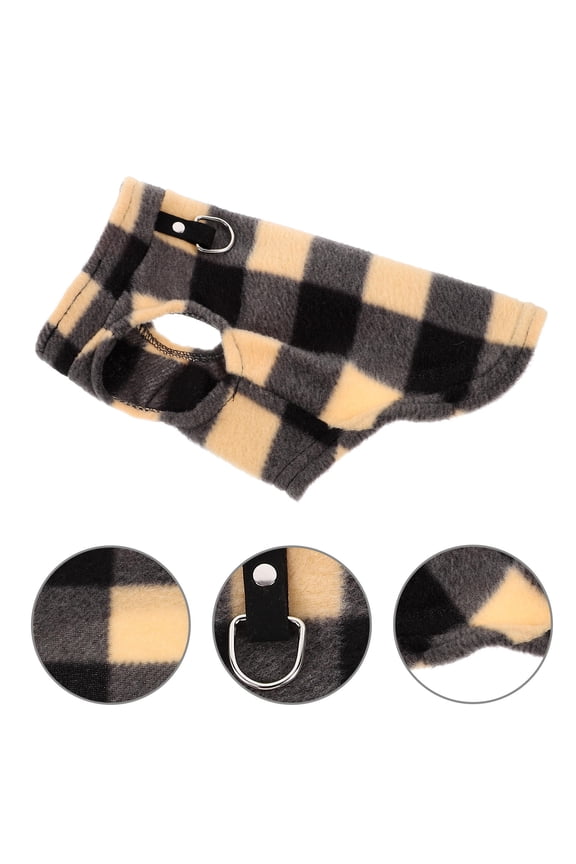 Pet Clothes Warm Fleece Vest with Practical Wear Resistant Material