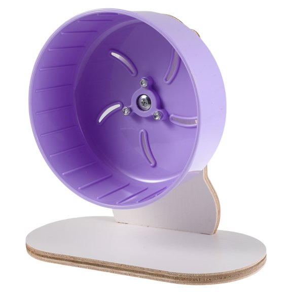 OUNONA Pet Mice Wheel Plastic Durable Exercise Roller with Stand for Gerbils Bunnies and Rats