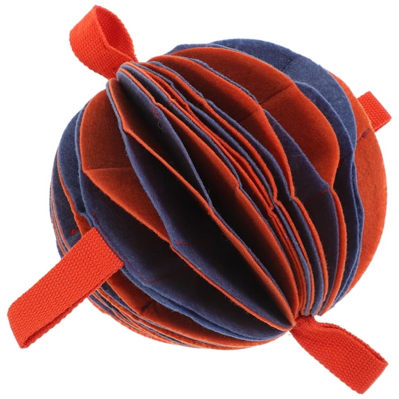 OUNONA Pet Sniffing Ball Food Hide Toy Blue Polyester for Dogs 1Set