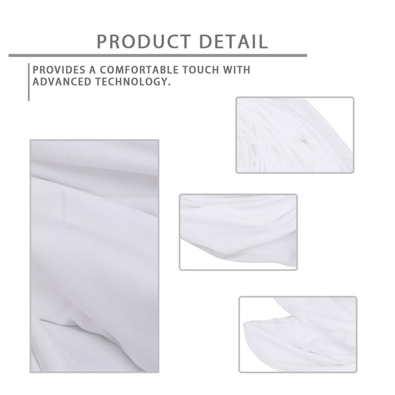 OUNONA  Photograph White Screen Solid Color Background Cloth