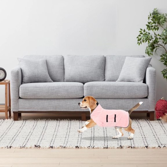 OUNONA Quick Dry Dog Towel for Absorbent Bathing and Grooming 1Pcs