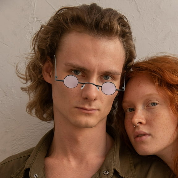 OUNONA Lightweight Round Sunglasses Design for Stylish Outdoor Fashion and Everyday Use